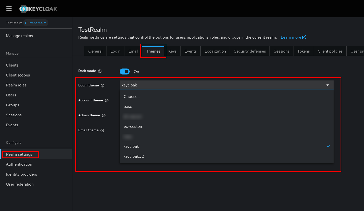 Theme Settings