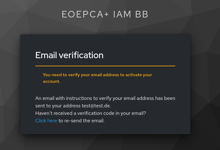 Verify Email Prompt