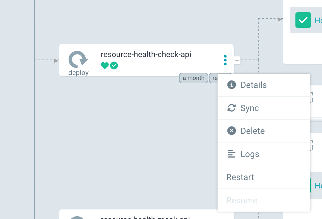 Restart resource-health-check-api